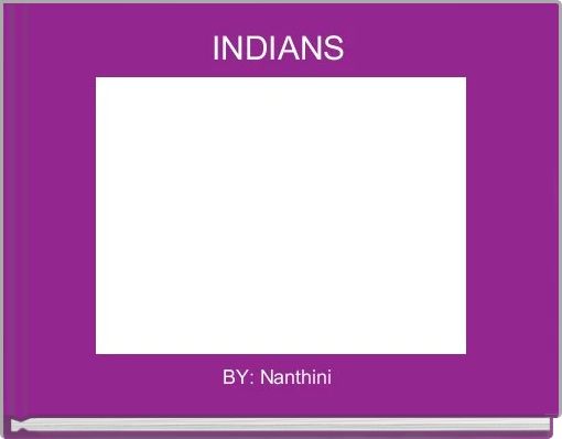 Front cover of 'INDIANS ' 