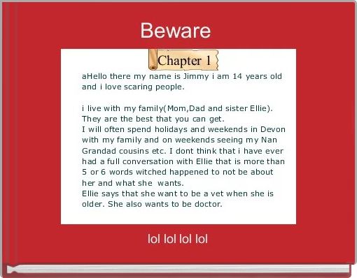 Book Cover for: Beware 
