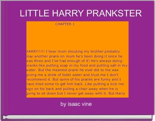     LITTLE HARRY PRANKSTER 