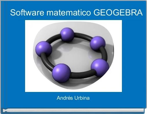Book Cover for:  Software matematico GEOGEBRA