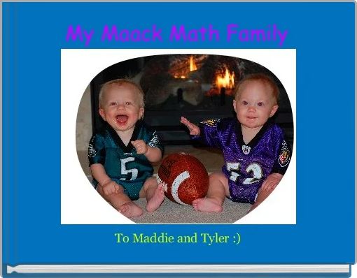 Front cover of 'My Maack Math Family' 