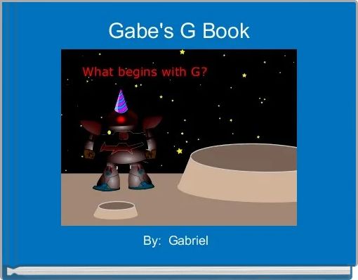 Front cover of 'Gabe's G Book' 