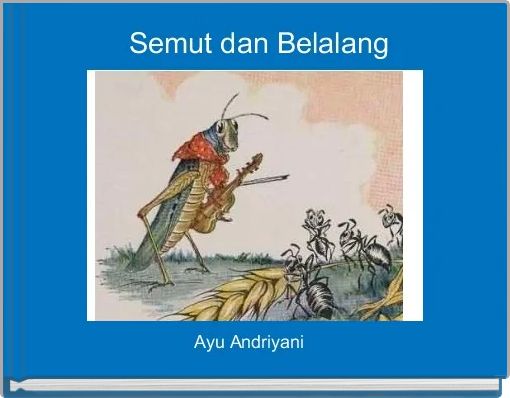 Front cover of ' Semut dan Belalang' 