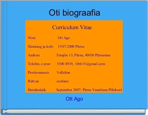  Oti biograafia