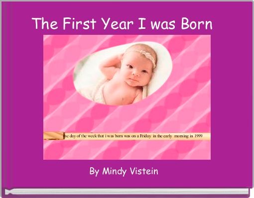 Front cover of 'The First Year I was Born  ' 