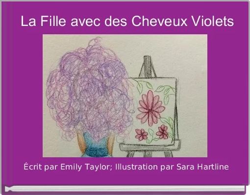  La Fille avec des Cheveux Violets