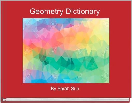 Front cover of 'Geometry Dictionary ' 