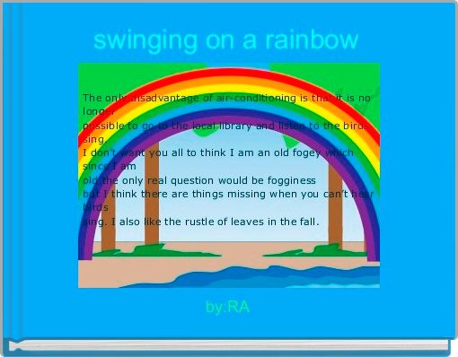 Book Cover for: swinging on a rainbow 