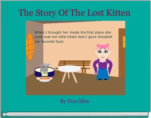Front cover of 'The Story Of The Lost Kitten ' 