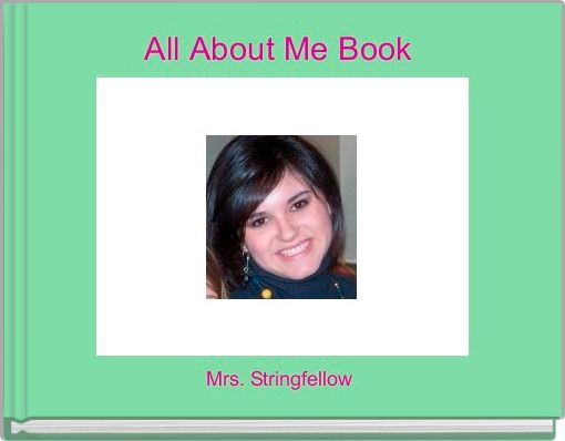 Front cover of 'All About Me Book ' 