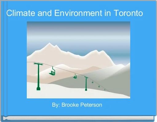 Front cover of 'Climate and Environment in Toronto  ' 