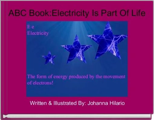 Front cover of ' ABC Book:Electricity Is Part Of Life' 