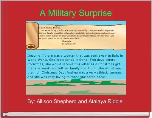Front cover of 'A Military Surprise' 