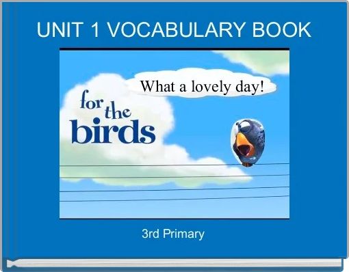 UNIT 1 VOCABULARY BOOK