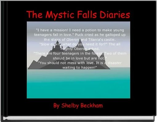 Front cover of 'The Mystic Falls Diaries' 