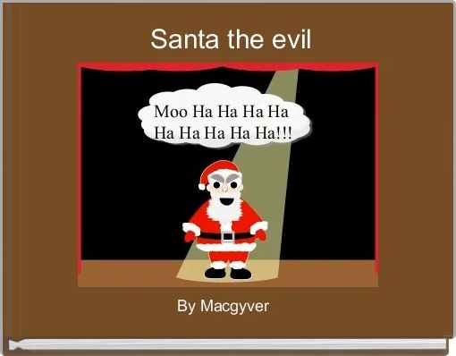 Front cover of 'Santa the evil' 
