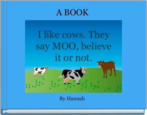 Front cover of 'A BOOK ' 