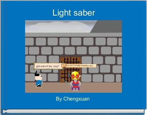 Front cover of 'Light saber' 