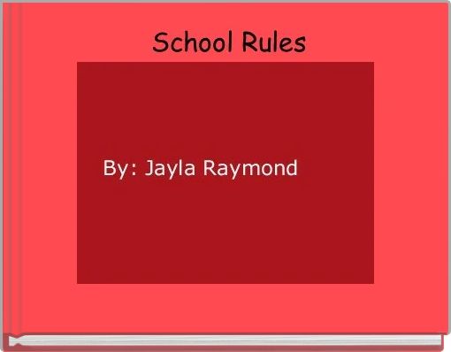 Front cover of ' School Rules' 