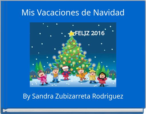 Front cover of 'Mis Vacaciones de Navidad' 