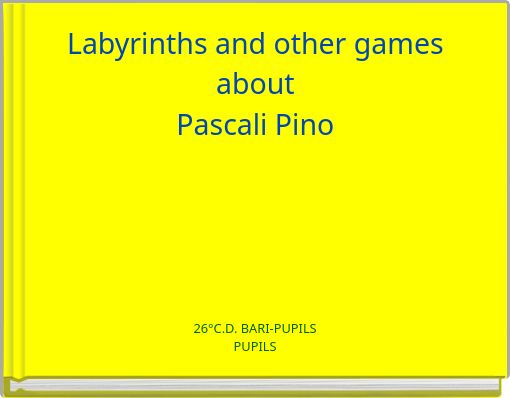 Labyrinths and other gamesaboutPascali Pino