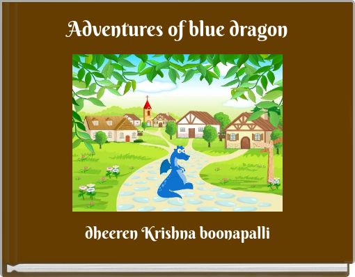 Front cover of 'Adventures of blue dragon' 