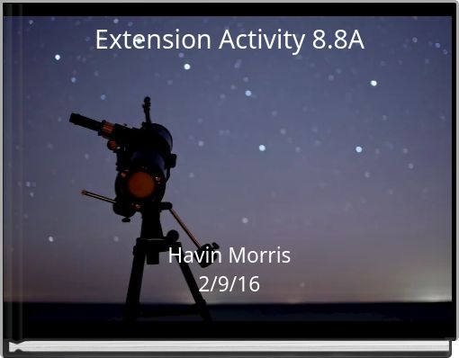 Extension Activity 8.8A