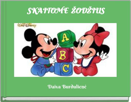 Front cover of 'SKAITOME ŽODŽIUS' 