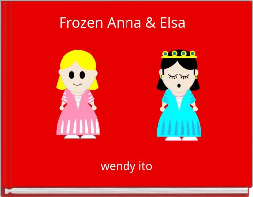 Front cover of 'Frozen Anna & Elsa' 