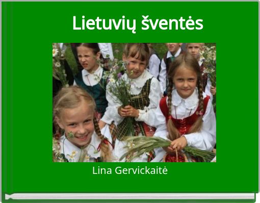 Front cover of 'Lietuvių šventės' 