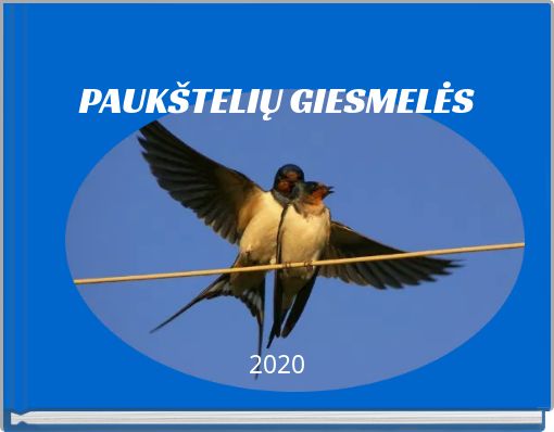 Front cover of 'PAUKŠTELIŲ GIESMELĖS' 