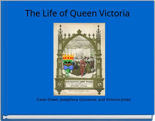Front cover of 'The Life of Queen Victoria' 