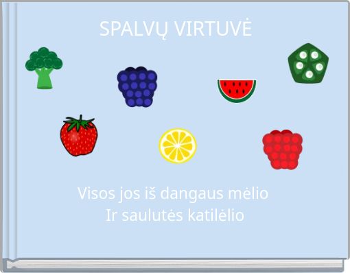 Book Cover for: SPALVŲ VIRTUVĖ