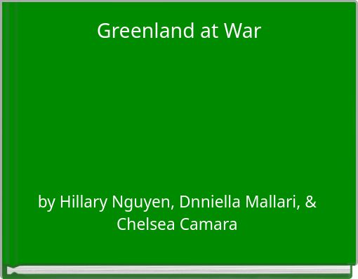 Front cover of 'Greenland at War' 