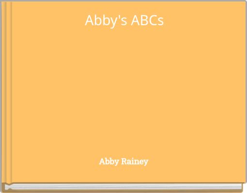 Front cover of 'Abby's ABCs' 