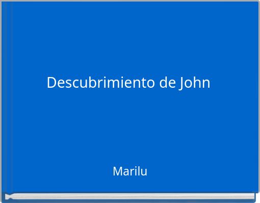 Book Cover for: Descubrimiento de John