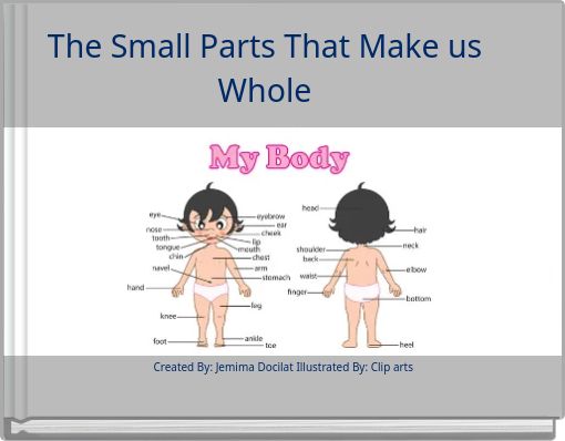 Front cover of 'The Small Parts That Make us Whole' 