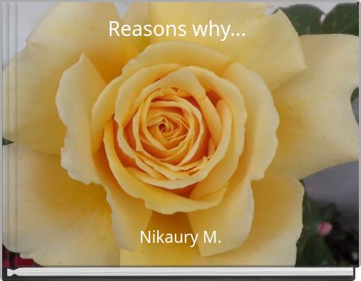 Front cover of 'Reasons why...' 