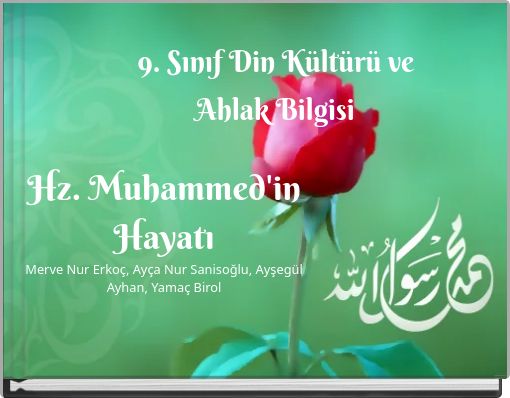 Front cover of '9. Sınıf Din Kültürü ve Ahlak Bilgisi' 