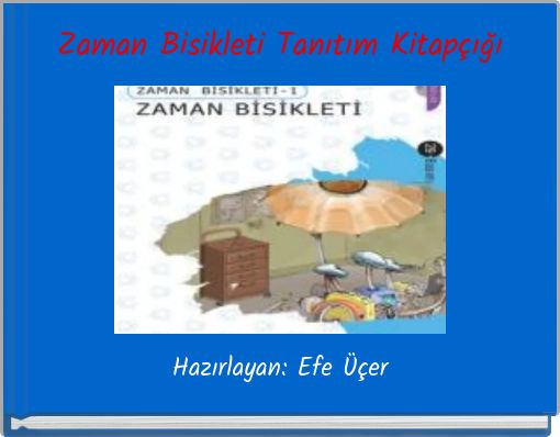 Front cover of 'Zaman Bisikleti Tanıtım Kitapçığı' 