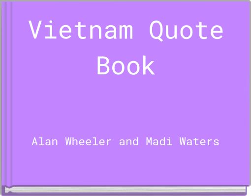 Vietnam Quote Book