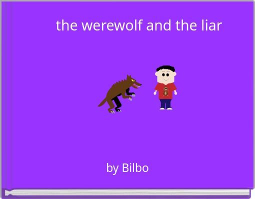 Front cover of 'the werewolf and the liar' 