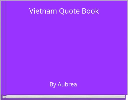 Front cover of 'Vietnam Quote Book' 