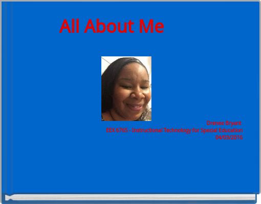 Book Cover for: All About Me