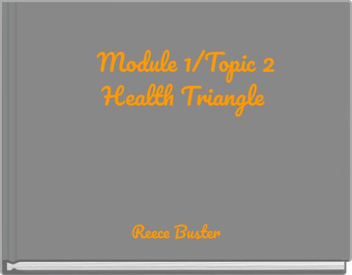 Module 1/Topic 2Health Triangle
