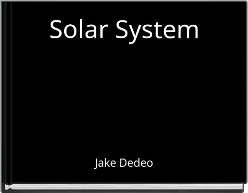 Front cover of 'Solar System' 