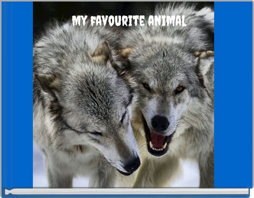 Front cover of 'My favourite animal' 
