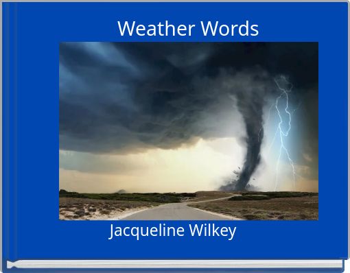 Front cover of 'Weather Words' 