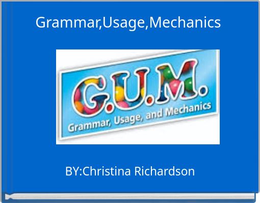 Front cover of 'Grammar,Usage,Mechanics' 