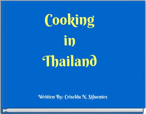 Front cover of 'Cooking in Thailand' 